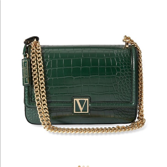 Victoria's Secret Bags New The Victoria Emerald Croc Medium